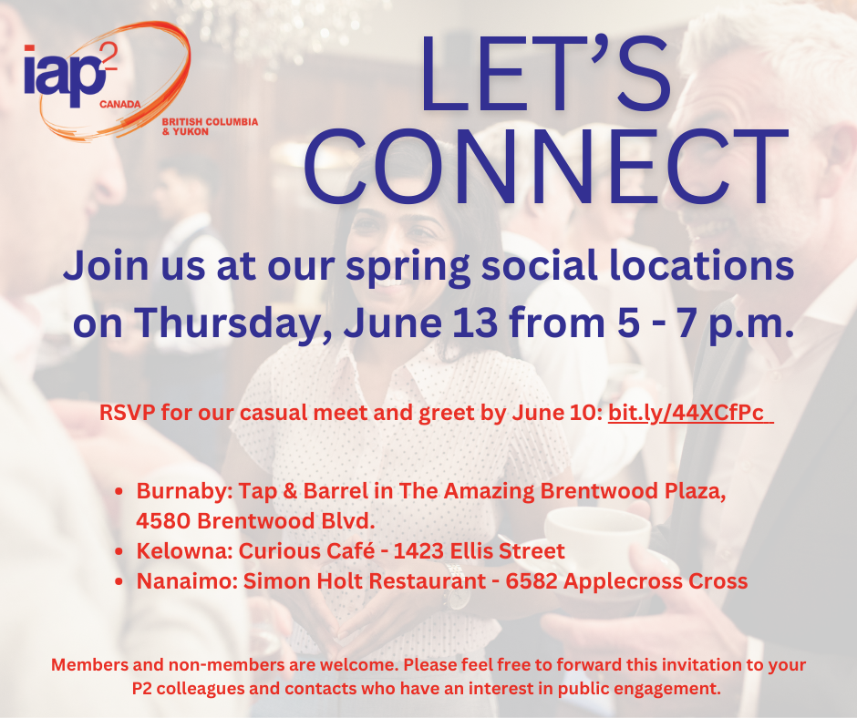 IAP2 BC & Yukon Spring Social